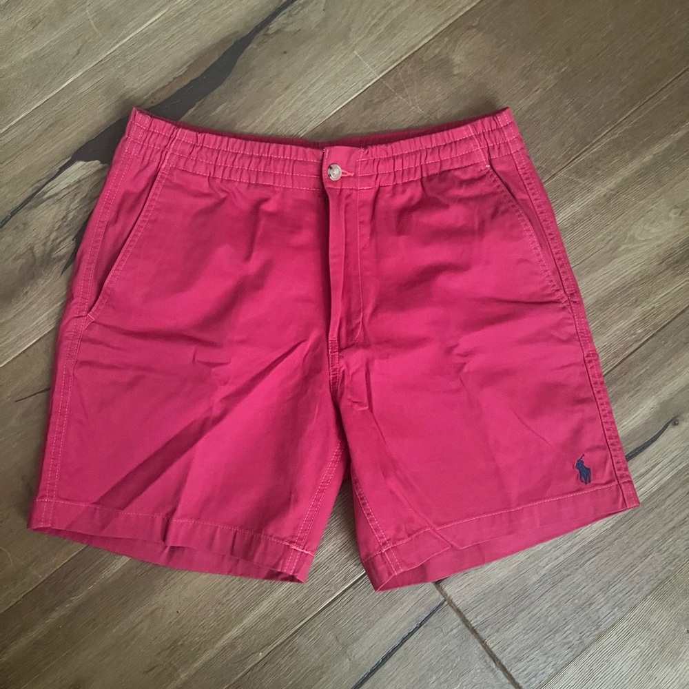 Polo by Ralph Lauren Men's Red Prepster Shorts 6inch inseam